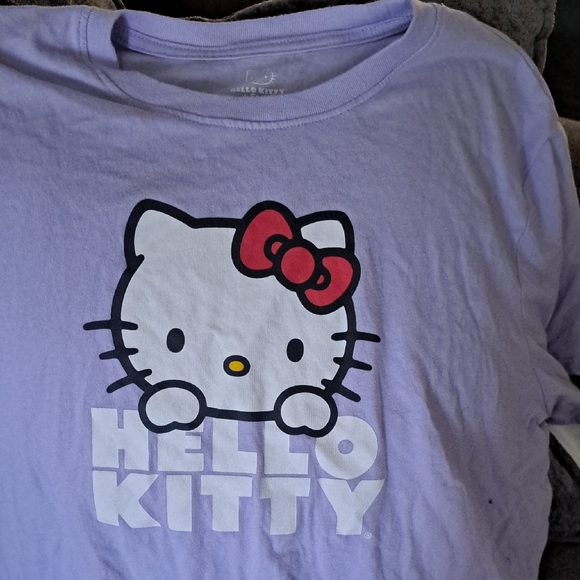 Hello Kitty Lavender Short Sleeve Tee - Picture 1 of 3